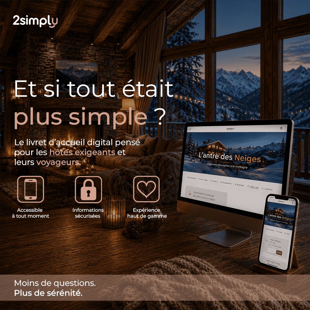 Présentation du livret d'accueil 2simply de l'Antre des Neiges